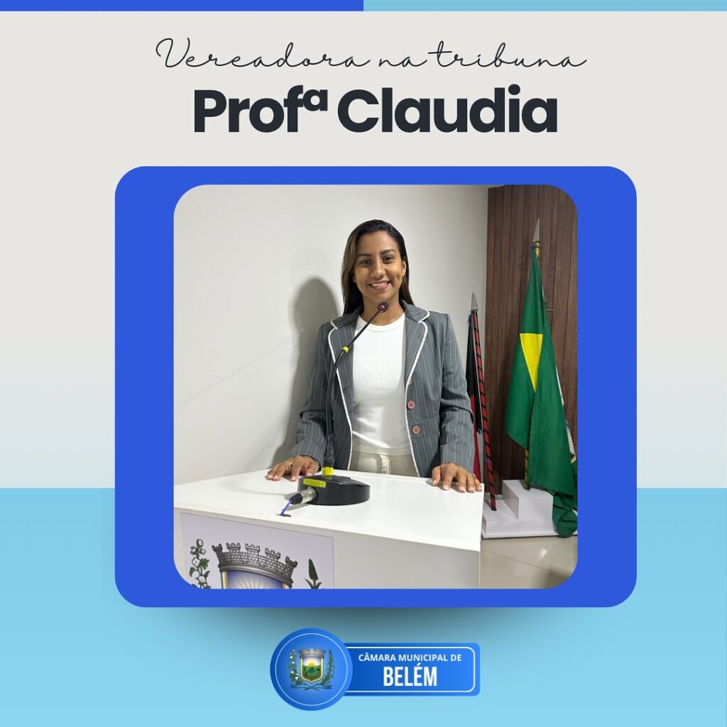 Vereadora Cláudia homenageia colegas e agradece apoio na sessão especial dedicada às mulheres