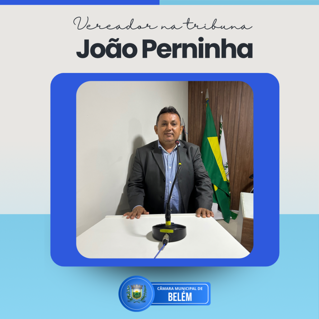 Vereador João Perninha destaca condolências pelo falecimento do Papa, apoio ao esporte e reivindicação por calçamentos na Vila Cordeiro