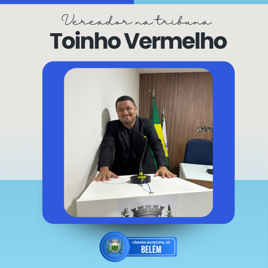 Vereador Toinho Vermelho apresenta Requerimento 189 sobre reforma dos banheiros públicos municipais