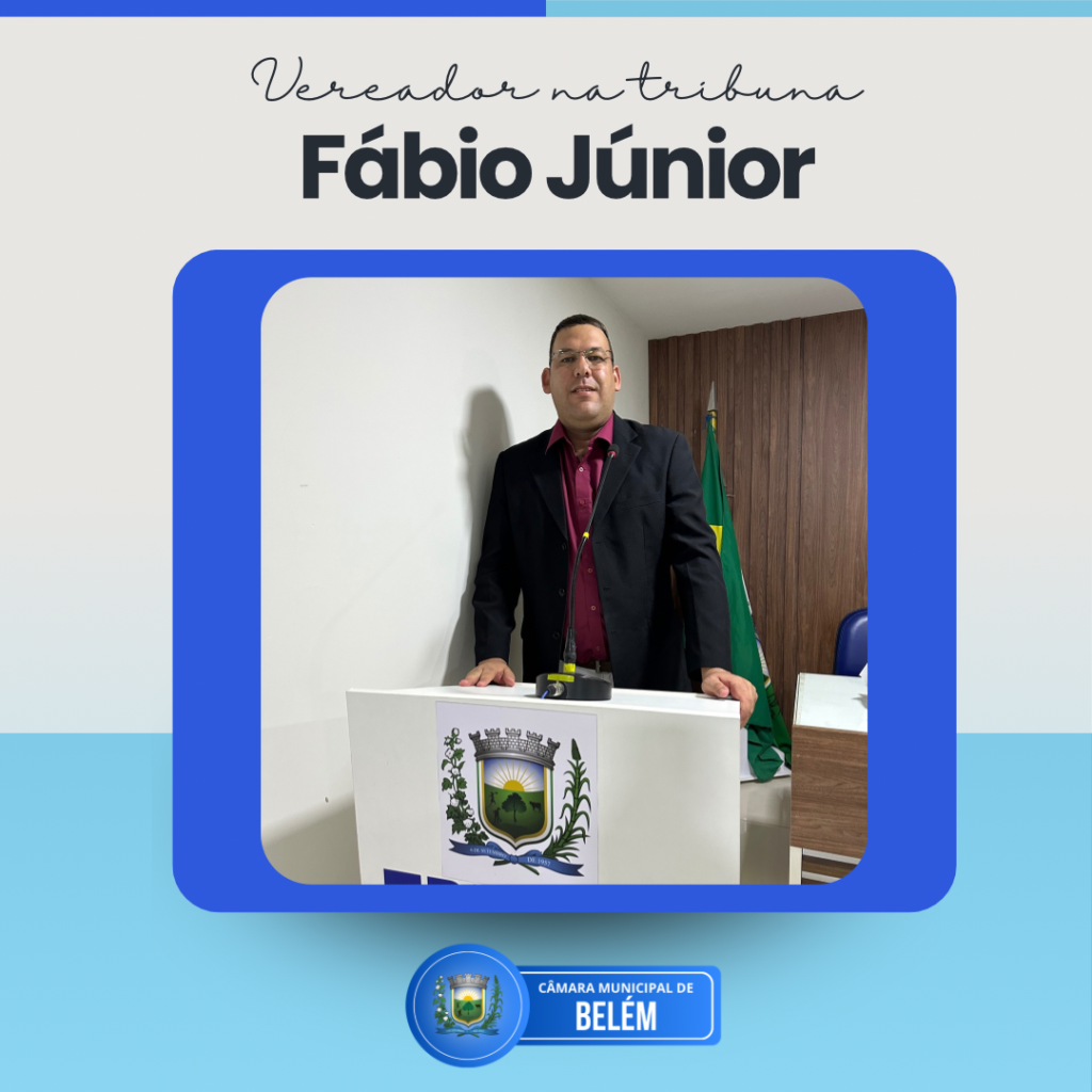 Vereador Fábio Júnior Apresenta Propostas em Prol da Mobilidade Urbana, Inclusão e Valorização de Cidadãos em Belém-PB