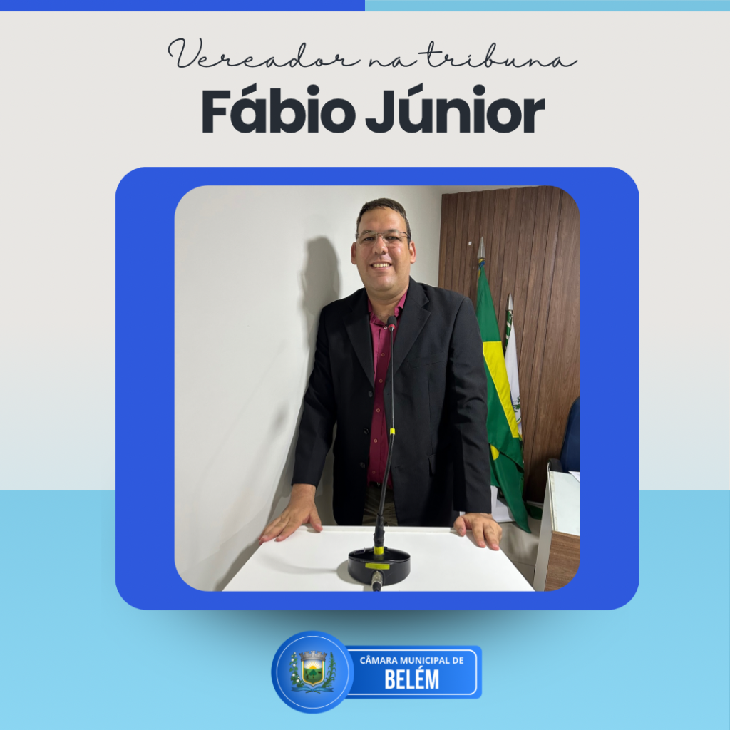 Vereador Fábio Júnior solicita estudo para implantação de anexo de fisioterapia em Rua Nova e destaca ações da gestão municipal