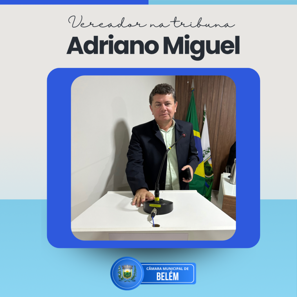 Vereador Adriano Miguel propõe votos de aplausos a equipe de tributos e defende debate sobre multas