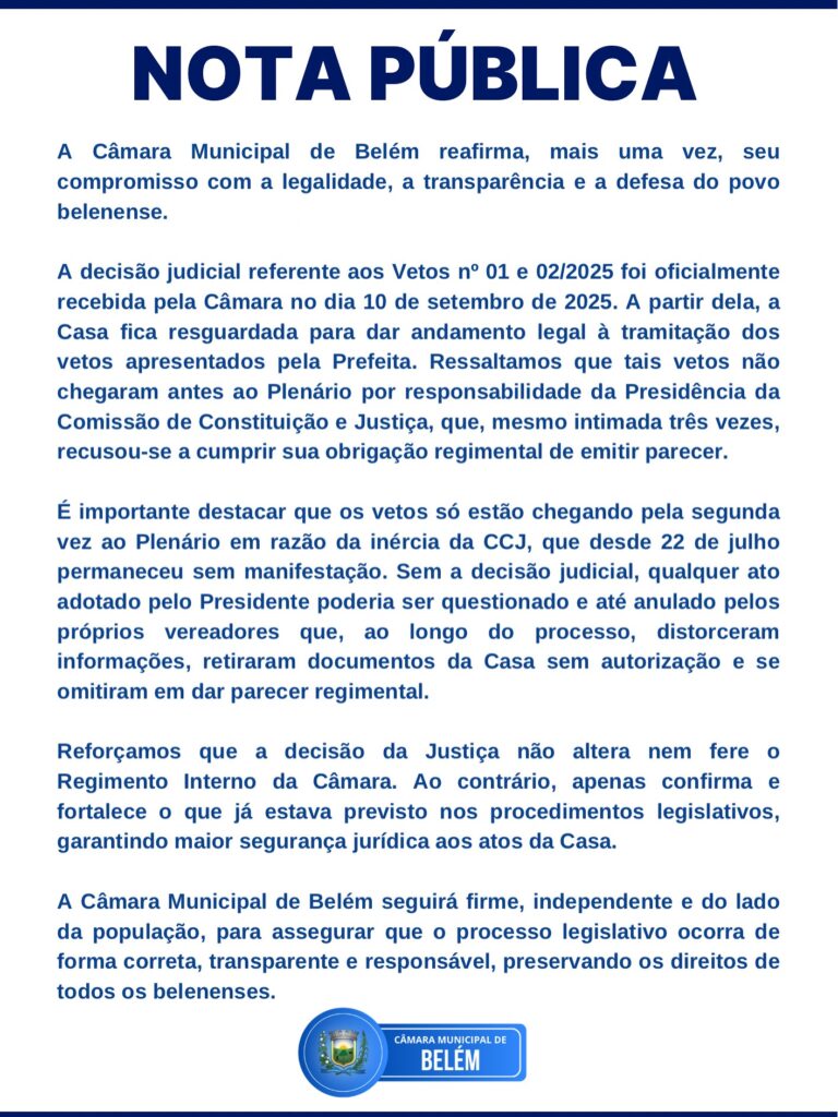 Nota Pública